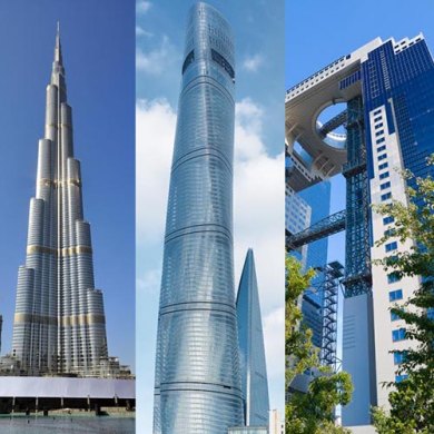 Some of the tallest, weirdest and most beautiful skyscrapers in the world