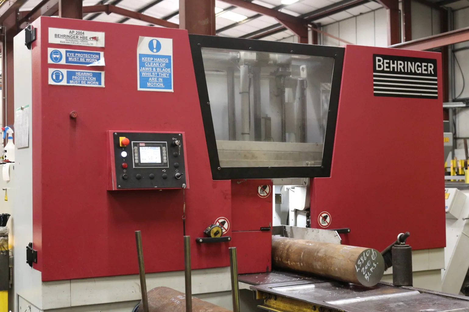 Our saws for cutting metal are designed to handle different materials, thicknesses, and tasks, with the results always characterised by quality and precision:


	Behringer 321A Bandsaw: Designed for solid materials and structural steel, this compact yet powerful bandsaw is ideal for short cutting cycles and high-precision jobs.
	Behringer 411A Bandsaw: Robust and reliable enough to handle large steel sections and heavyduty cutting.
	Behringer 320-523G Mitre Bandsaw: A mitre-cutting saw capable of angled cuts, ideal for fabrications requiring mitre joints and complex geometries.
	Hydmech H-18A Bandsaw: A versatile, automatic saw designed for high-volume production.
	Mega CS-150S Carbide Circular Saw: Suitable for cutting smaller steel sections, this saw is known for its speed and precision.
	MEP Shark 230 Bandsaw: This semi-automatic saw for steel cutting offers flexibility and precision for cutting smaller to medium-sized sections and is an excellent choice for custom and batch production.
	Adige TS72 CNC Saw: A high-performance tube saw designed specifically for cutting pipes and tubular steel sections with precision.

